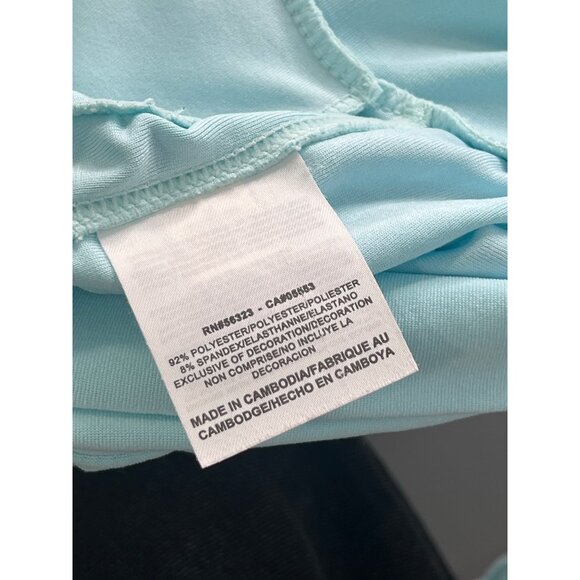 Nike Fit Dry Size Medium Zip-Up Jacket Light Blue Athletic Full-Zip Lightweight - Picture 5 of 8
